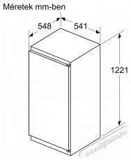 Bosch KIL42NSE0 Be&eacute;p&iacute;thető hűtőszekr&eacute;ny Konyhai term&eacute;kek - Hűtő, fagyaszt&oacute; (be&eacute;p&iacute;thető) - Fel&uuml;lfagyaszt&oacute;s kombin&aacute;lt hűtő - 381239