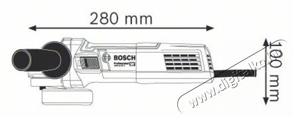Bosch 0601396102 GWS 9-125 S professional elektromos sarokcsiszol&oacute; H&aacute;ztart&aacute;s / Otthon / K&uuml;lt&eacute;r - Szersz&aacute;m - Csiszol&oacute; g&eacute;p - 397740
