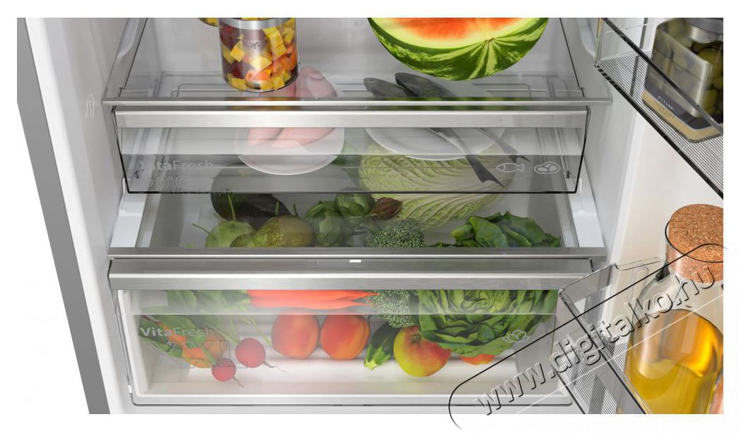 Bosch KGN49LBCF Szabadon&aacute;ll&oacute;, alulfagyaszt&oacute;s hűtő-fagyaszt&oacute; kombin&aacute;ci&oacute; Fekete Konyhai term&eacute;kek - Hűtő, fagyaszt&oacute; (szabadon&aacute;ll&oacute;) - Alulfagyaszt&oacute;s kombin&aacute;lt hűtő - 399275