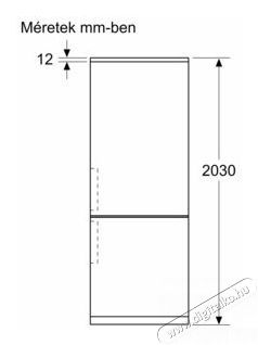 Bosch KGN49VICT, Szabadon&aacute;ll&oacute;, alulfagyaszt&oacute;s hűtő-fagyaszt&oacute; kombin&aacute;ci&oacute; Inox - k&ouml;nnyű tiszt&iacute;t&aacute;s Konyhai term&eacute;kek - Hűtő, fagyaszt&oacute; (szabadon&aacute;ll&oacute;) - Alulfagyaszt&oacute;s kombin&aacute;lt hűtő - 397400