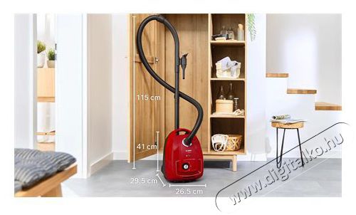 Bosch BGB38RD2, Porzs&aacute;kos porsz&iacute;v&oacute; Deep red injection, Fekete H&aacute;ztart&aacute;s / Otthon / K&uuml;lt&eacute;r - Porsz&iacute;v&oacute; / takar&iacute;t&oacute;g&eacute;p - Porzs&aacute;kos porsz&iacute;v&oacute; - 397397