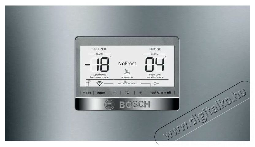 Bosch KGN86AIDR, Szabadon&aacute;ll&oacute;, alulfagyaszt&oacute;s hűtő-fagyaszt&oacute; kombin&aacute;ci&oacute; - Inox Konyhai term&eacute;kek - Hűtő, fagyaszt&oacute; (szabadon&aacute;ll&oacute;) - Alulfagyaszt&oacute;s kombin&aacute;lt hűtő - 397403