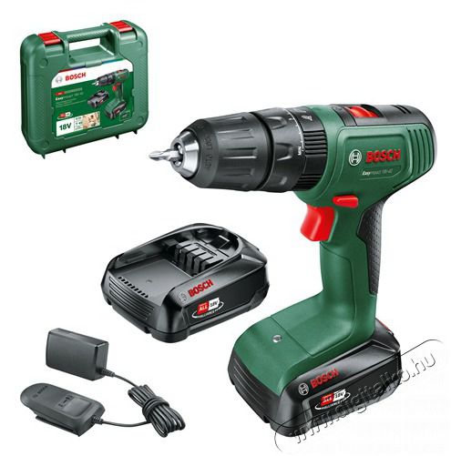 Bosch EasyImpact 18V-40 1x1,5Ah + AL18V-20 akkumul&aacute;toros &uuml;tvef&uacute;r&oacute; H&aacute;ztart&aacute;s / Otthon / K&uuml;lt&eacute;r - Szersz&aacute;m - F&uacute;r&oacute; / f&uacute;r&oacute;kalap&aacute;cs - 414741