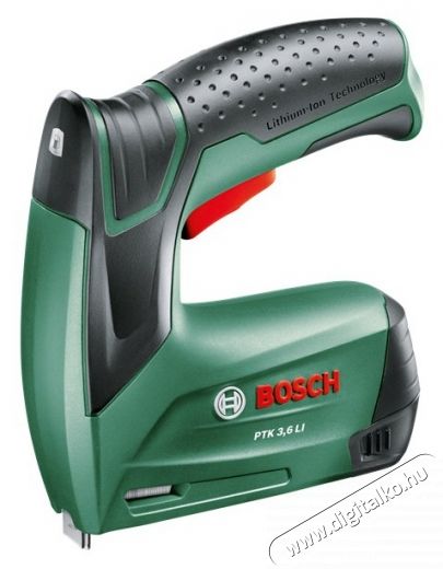 Bosch PTK 3,6 LI akkumul&aacute;toros tűzőg&eacute;p H&aacute;ztart&aacute;s / Otthon / K&uuml;lt&eacute;r - Szersz&aacute;m - Egy&eacute;b szersz&aacute;m - 415792