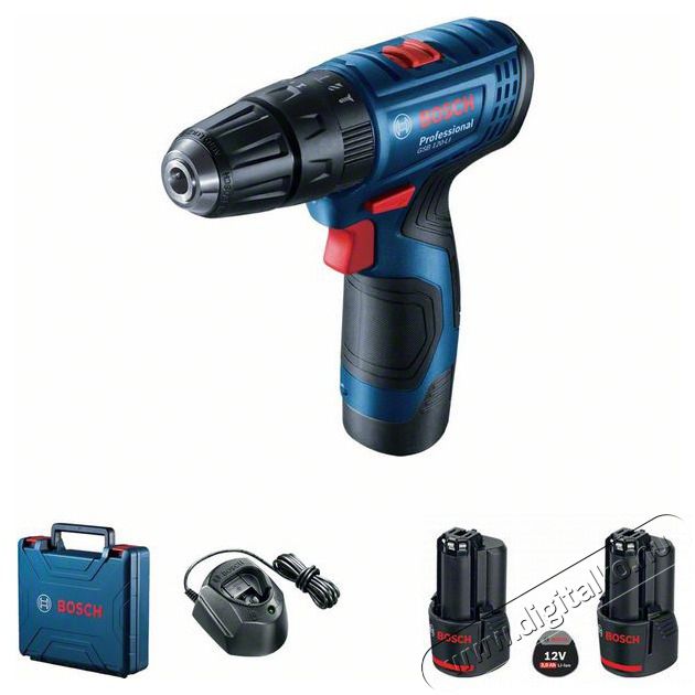 Bosch 06019G8100 GSB 120-Li Professional 2x2,0Ah kofferben akkus &uuml;tvef&uacute;r&oacute;-csavaroz&oacute; H&aacute;ztart&aacute;s / Otthon / K&uuml;lt&eacute;r - Szersz&aacute;m - Akkumul&aacute;toros csavarh&uacute;z&oacute; - 439098