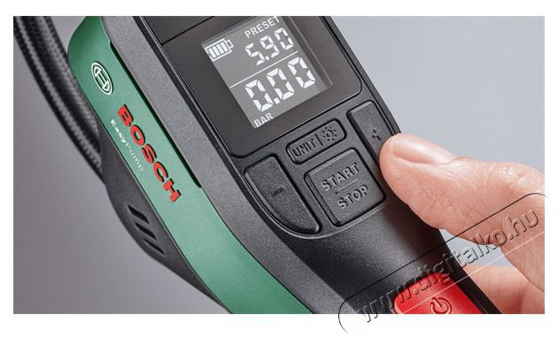 Bosch 0603947000 EasyPump akkus l&eacute;gkompresszor H&aacute;ztart&aacute;s / Otthon / K&uuml;lt&eacute;r - Szersz&aacute;m - Kompresszor - 447591