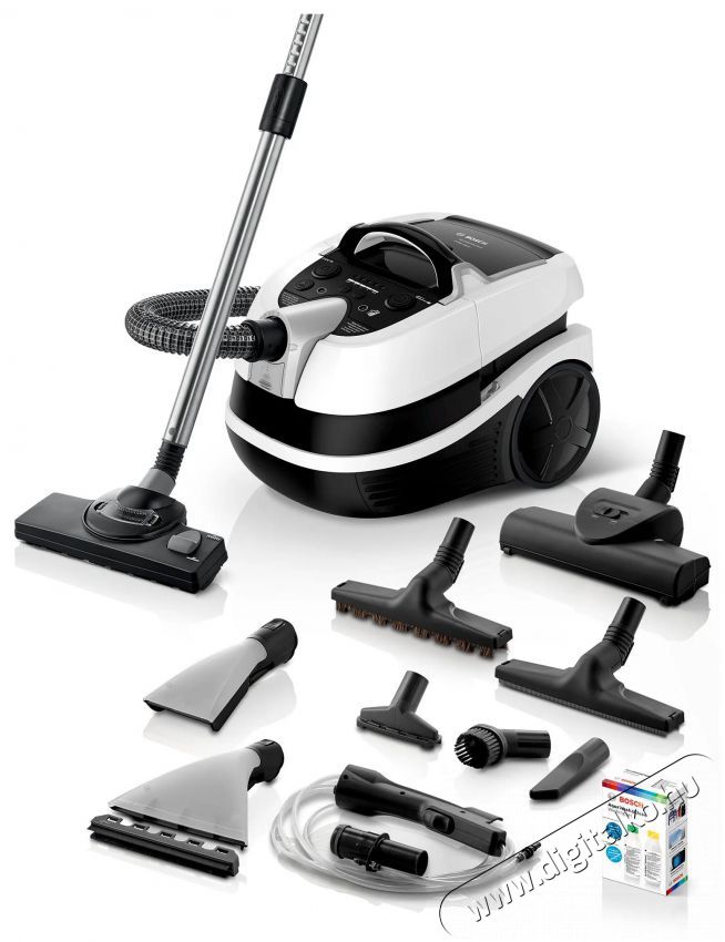 Bosch BWD421PRO Nedves-sz&aacute;raz porsz&iacute;v&oacute;, Feh&eacute;r/Fekete H&aacute;ztart&aacute;s / Otthon / K&uuml;lt&eacute;r - Porsz&iacute;v&oacute; / takar&iacute;t&oacute;g&eacute;p - Sz&aacute;raz-nedves takar&iacute;t&oacute;g&eacute;p - 400045