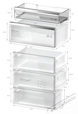 Bosch KGN49AIBT, Szabadon&aacute;ll&oacute;, alulfagyaszt&oacute;s hűtő-fagyaszt&oacute; kombin&aacute;ci&oacute; Inox - k&ouml;nnyű tiszt&iacute;t&aacute;s Konyhai term&eacute;kek - Hűtő, fagyaszt&oacute; (szabadon&aacute;ll&oacute;) - Alulfagyaszt&oacute;s kombin&aacute;lt hűtő - 475527