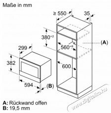 Bosch BFL7221B1 Konyhai term&eacute;kek - Mikrohull&aacute;m&uacute; s&uuml;tő - Mikrohull&aacute;m&uacute; s&uuml;tő (be&eacute;p&iacute;thető) - 490953