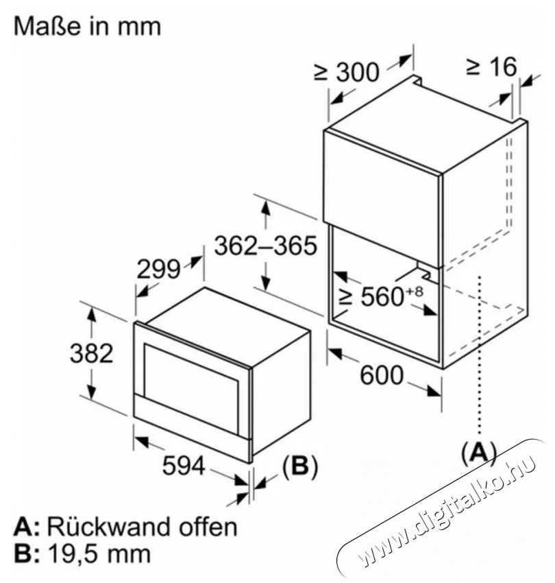 Bosch BFL7221B1 Konyhai term&eacute;kek - Mikrohull&aacute;m&uacute; s&uuml;tő - Mikrohull&aacute;m&uacute; s&uuml;tő (be&eacute;p&iacute;thető) - 490953