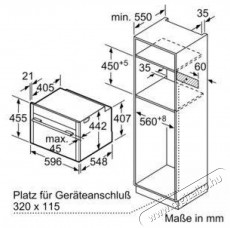 Bosch C24DR1XN0 Konyhai term&eacute;kek - S&uuml;tő-főzőlap, tűzhely (be&eacute;p&iacute;thető) - S&uuml;tő (be&eacute;p&iacute;thető) - 490957