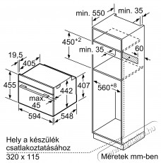 Bosch CSG7361B1 Be&eacute;p&iacute;thető kompakt gőzs&uuml;tő Konyhai term&eacute;kek - S&uuml;tő-főzőlap, tűzhely (be&eacute;p&iacute;thető) - S&uuml;tő (be&eacute;p&iacute;thető) - 492702