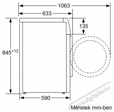 Bosch WAN28266BY Mos&oacute;g&eacute;p H&aacute;ztart&aacute;s / Otthon / K&uuml;lt&eacute;r - Mos&oacute;g&eacute;p / sz&aacute;r&iacute;t&oacute;g&eacute;p - El&ouml;lt&ouml;ltős norm&aacute;l (60cm-ig) mos&oacute;g&eacute;p - 493128