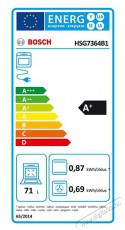 Bosch HSG7364B1 Konyhai term&eacute;kek - S&uuml;tő-főzőlap, tűzhely (be&eacute;p&iacute;thető) - S&uuml;tő (be&eacute;p&iacute;thető) - 492705