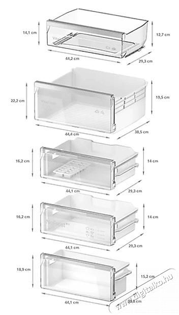 Bosch KIN96VFD0 Konyhai term&eacute;kek - Hűtő, fagyaszt&oacute; (be&eacute;p&iacute;thető) - Alulfagyaszt&oacute;s kombin&aacute;lt hűtő - 492710