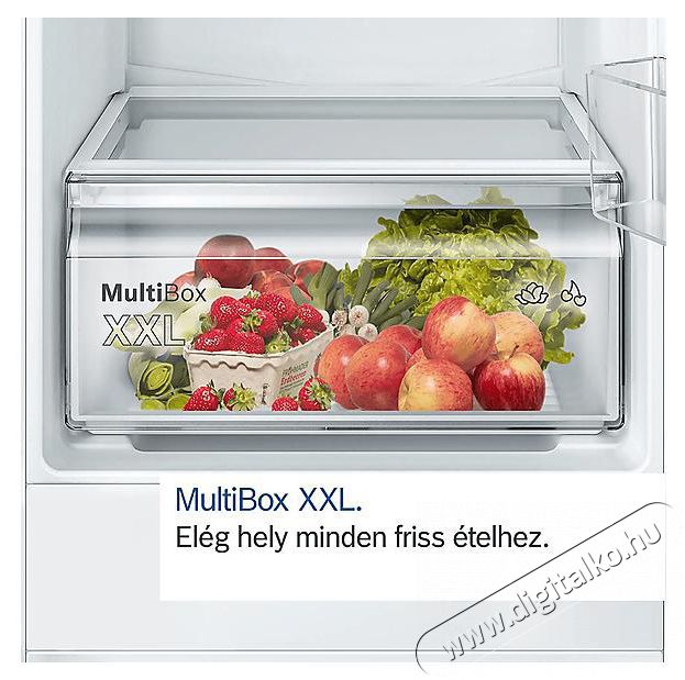 Bosch KIV865SE0 Konyhai term&eacute;kek - Hűtő, fagyaszt&oacute; (be&eacute;p&iacute;thető) - Alulfagyaszt&oacute;s kombin&aacute;lt hűtő - 492711