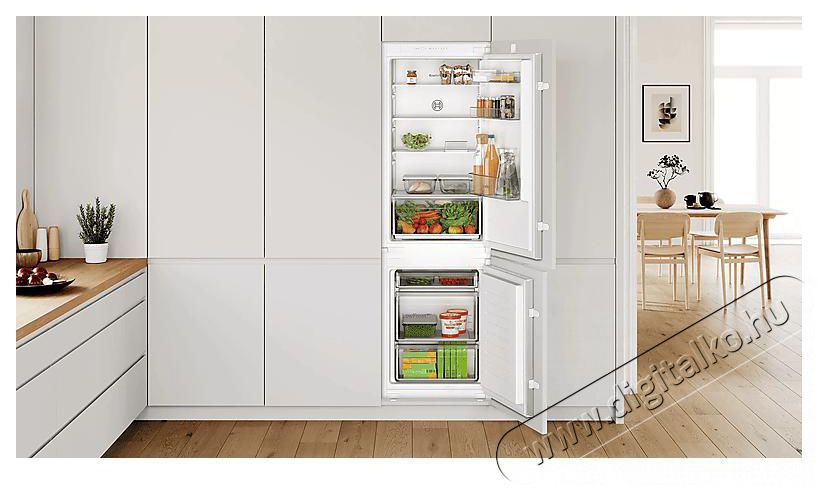 Bosch KIV865SE0 Konyhai term&eacute;kek - Hűtő, fagyaszt&oacute; (be&eacute;p&iacute;thető) - Alulfagyaszt&oacute;s kombin&aacute;lt hűtő - 492711