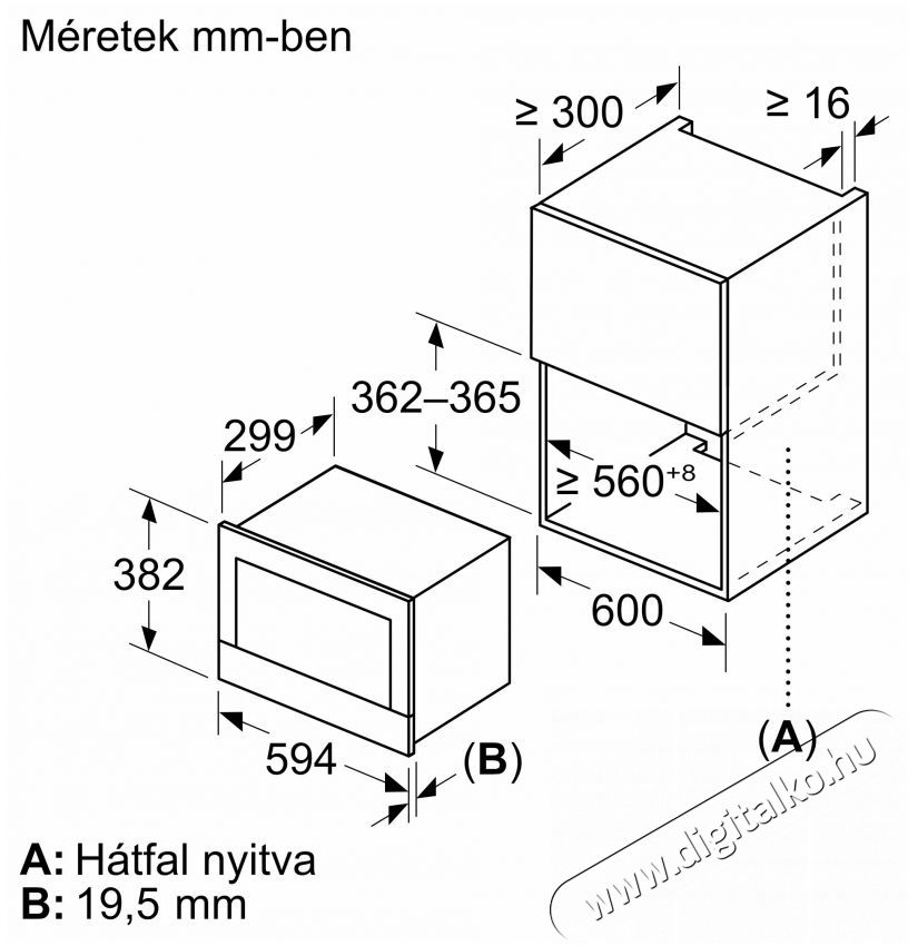 Bosch BFL7221W1 Be&eacute;p&iacute;thető mikrohull&aacute;m&uacute; s&uuml;tő Feh&eacute;r Konyhai term&eacute;kek - Mikrohull&aacute;m&uacute; s&uuml;tő - Mikrohull&aacute;m&uacute; s&uuml;tő (be&eacute;p&iacute;thető) - 490954