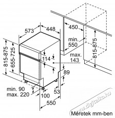 Bosch SPI6YMS14E be&eacute;p&iacute;thető mosogat&oacute;g&eacute;p Konyhai term&eacute;kek - Mosogat&oacute;g&eacute;p - Keskeny (45cm-ig) be&eacute;p&iacute;thető mosogat&oacute;g&eacute;p - 492727