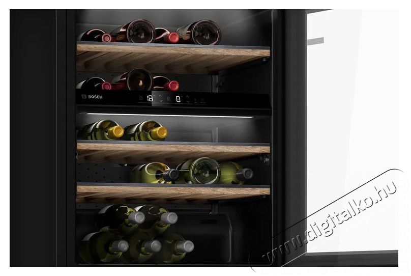 Bosch KWK16ABGB borhűtő Konyhai term&eacute;kek - Hűtő, fagyaszt&oacute; (szabadon&aacute;ll&oacute;) - Borhűtő - 490977