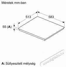 NEFF T66STE4L0 Konyhai term&eacute;kek - S&uuml;tő-főzőlap, tűzhely (be&eacute;p&iacute;thető) - Indukci&oacute;s főzőlap (be&eacute;p&iacute;thető) - 494430