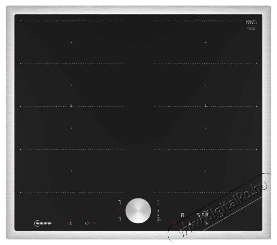 NEFF T66STX4L0 Konyhai term&eacute;kek - S&uuml;tő-főzőlap, tűzhely (be&eacute;p&iacute;thető) - Indukci&oacute;s főzőlap (be&eacute;p&iacute;thető) - 494431