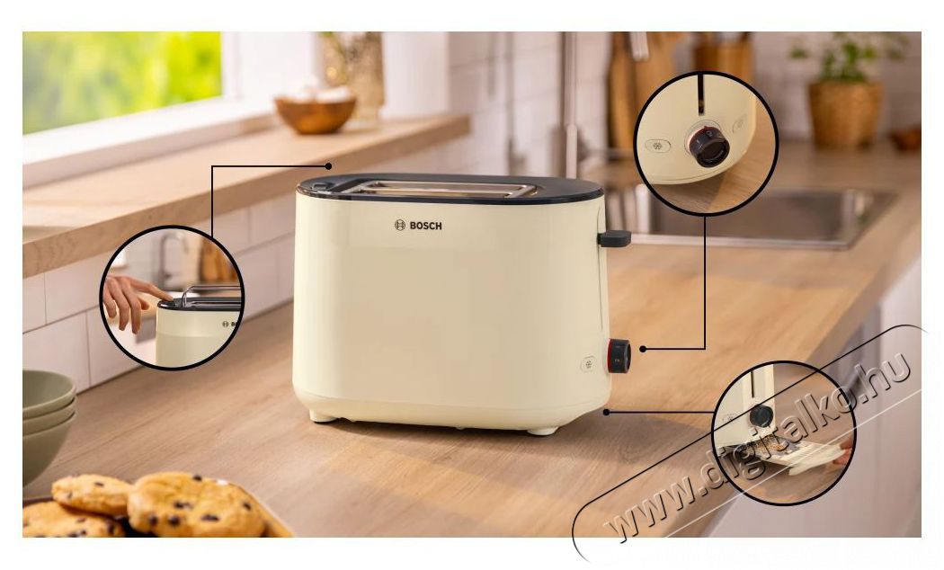 Bosch TAT2M127 Konyhai term&eacute;kek - Konyhai kisg&eacute;p (s&uuml;t&eacute;s / főz&eacute;s / hűt&eacute;s / &eacute;telk&eacute;sz&iacute;t&eacute;s) - Keny&eacute;rpir&iacute;t&oacute; - 494436