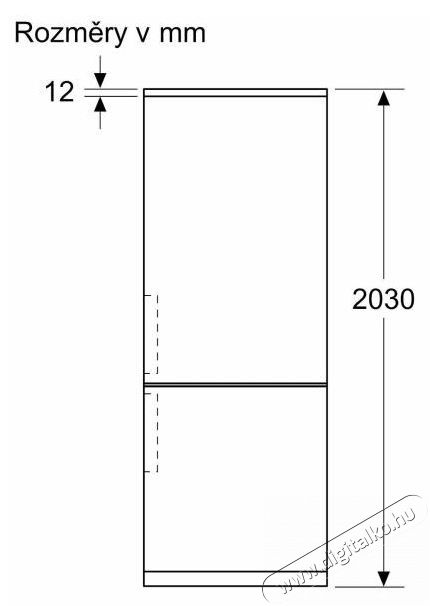 Bosch KGN392ICF alulfagyaszt&oacute;s hűtőszekr&eacute;ny Konyhai term&eacute;kek - Hűtő, fagyaszt&oacute; (szabadon&aacute;ll&oacute;) - Alulfagyaszt&oacute;s kombin&aacute;lt hűtő - 494376