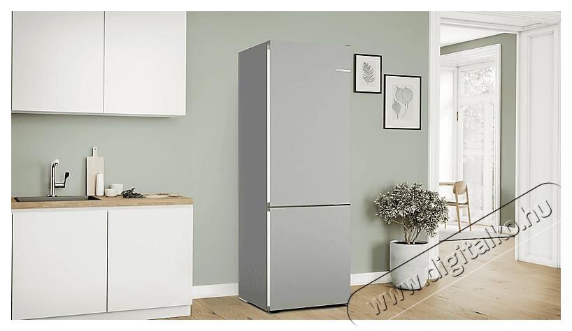 Bosch KGN492LDF alulfagyaszt&oacute;s kombin&aacute;lt hűtőszekr&eacute;ny, inox, 203 cm, 70 cm sz&eacute;les, 311/129 l, NoFrost, VitaFresh, gyorsfagyaszt&aacute;s, gyorshűt&eacute;s Konyhai term&eacute;kek - Hűtő, fagyaszt&oacute; (szabadon&aacute;ll&oacute;) - Alulfagyaszt&oacute;s kombin&aacute;lt hűtő - 494380