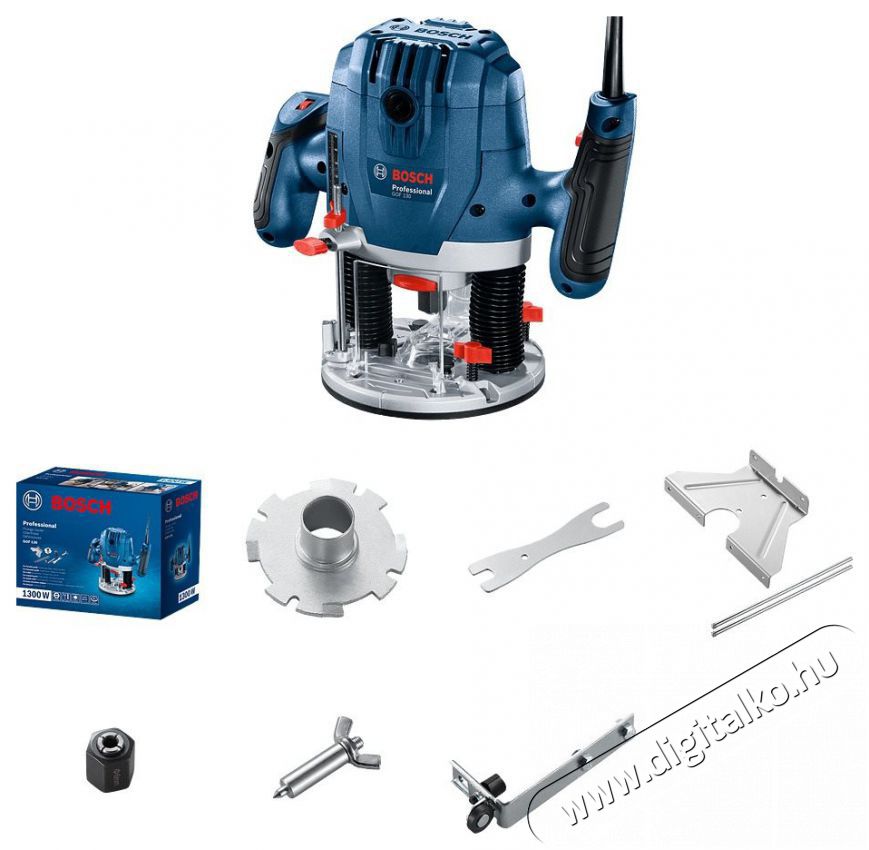 Bosch GOF 130 Professional mar&oacute;g&eacute;p (06016B7000) H&aacute;ztart&aacute;s / Otthon / K&uuml;lt&eacute;r - Szersz&aacute;m - Egy&eacute;b szersz&aacute;m - 500657