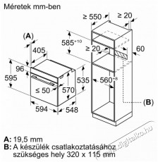 Bosch HBG557EB3 be&eacute;p&iacute;thető s&uuml;tő Konyhai term&eacute;kek - S&uuml;tő-főzőlap, tűzhely (be&eacute;p&iacute;thető) - S&uuml;tő (be&eacute;p&iacute;thető) - 501406