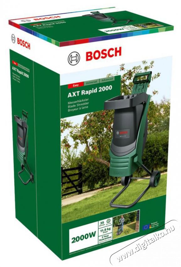 Bosch 0600853501 AXT RAPID 2000 szecsk&aacute;z&oacute; H&aacute;ztart&aacute;s / Otthon / K&uuml;lt&eacute;r - K&uuml;lt&eacute;r / kerti term&eacute;k / grill - Szecsk&aacute;z&oacute; / hullad&eacute;kgyűjtő - 501971
