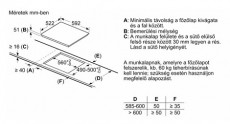 Bosch PIF612BB1E FŐZŐLAP BE&Eacute;P&Iacute;THETŐ INDUKCI&Oacute;S Konyhai term&eacute;kek - S&uuml;tő-főzőlap, tűzhely (be&eacute;p&iacute;thető) - Indukci&oacute;s főzőlap (be&eacute;p&iacute;thető) - 503025