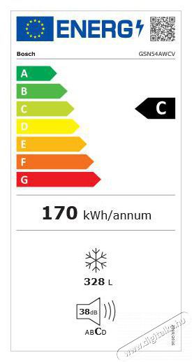 Bosch GSN54AWCV fagyaszt&oacute;szekr&eacute;ny Konyhai term&eacute;kek - Hűtő, fagyaszt&oacute; (szabadon&aacute;ll&oacute;) - Fagyaszt&oacute;szekr&eacute;ny - 370977