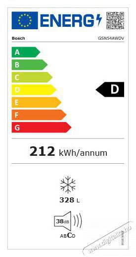 Bosch GSN54AWDV fagyaszt&oacute;szekr&eacute;ny Konyhai term&eacute;kek - Hűtő, fagyaszt&oacute; (szabadon&aacute;ll&oacute;) - Fagyaszt&oacute;szekr&eacute;ny - 361313