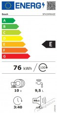 Bosch SPV2HMX42E mosogat&oacute;g&eacute;p Konyhai term&eacute;kek - Mosogat&oacute;g&eacute;p - Keskeny (45cm-ig) be&eacute;p&iacute;thető mosogat&oacute;g&eacute;p - 492728