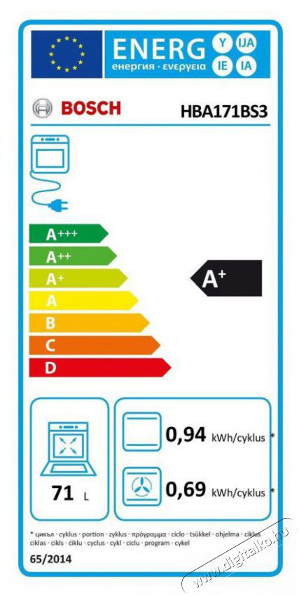 Bosch HBA171BS3 Serie 2 &Uacute;jdons&aacute;gok - &Uacute;j term&eacute;kek - 505648