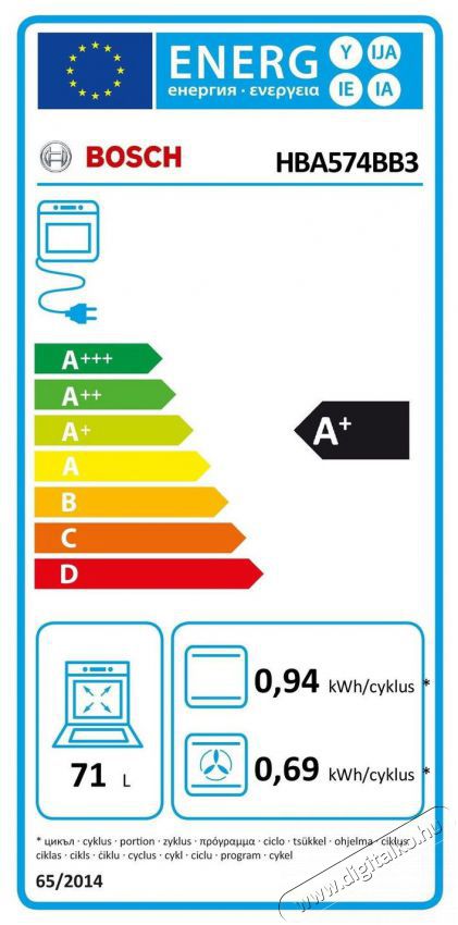 Bosch HBA574BB3 Serie 4 &Uacute;jdons&aacute;gok - &Uacute;j term&eacute;kek - 505644