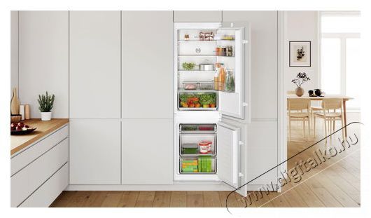 Bosch KIV86NSE0 Serie 2 Konyhai term&eacute;kek - Hűtő, fagyaszt&oacute; (be&eacute;p&iacute;thető) - Alulfagyaszt&oacute;s kombin&aacute;lt hűtő - 509510