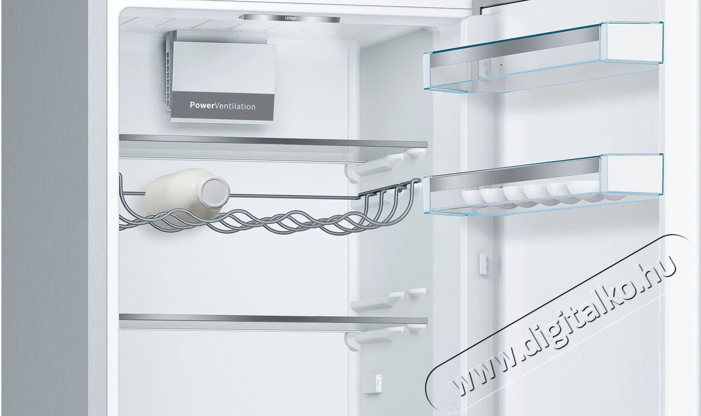 Bosch KGE36ALCA Serie 6 Konyhai term&eacute;kek - Hűtő, fagyaszt&oacute; (szabadon&aacute;ll&oacute;) - Alulfagyaszt&oacute;s kombin&aacute;lt hűtő - 509446