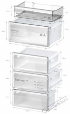Bosch KGN362ICF Konyhai term&eacute;kek - Hűtő, fagyaszt&oacute; (szabadon&aacute;ll&oacute;) - Alulfagyaszt&oacute;s kombin&aacute;lt hűtő - 509412