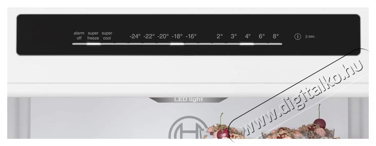 Bosch KGN362ICF Konyhai term&eacute;kek - Hűtő, fagyaszt&oacute; (szabadon&aacute;ll&oacute;) - Alulfagyaszt&oacute;s kombin&aacute;lt hűtő - 509412