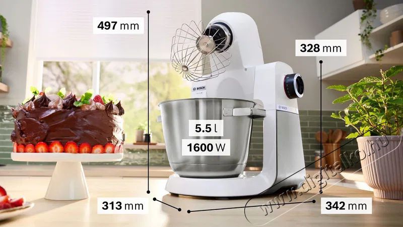 Bosch MUMS6EW22 MUM Serie 6 Konyhai term&eacute;kek - Konyhai kisg&eacute;p (elők&eacute;sz&iacute;t&eacute;s / feldolgoz&aacute;s) - Konyhai robotg&eacute;p - 511278