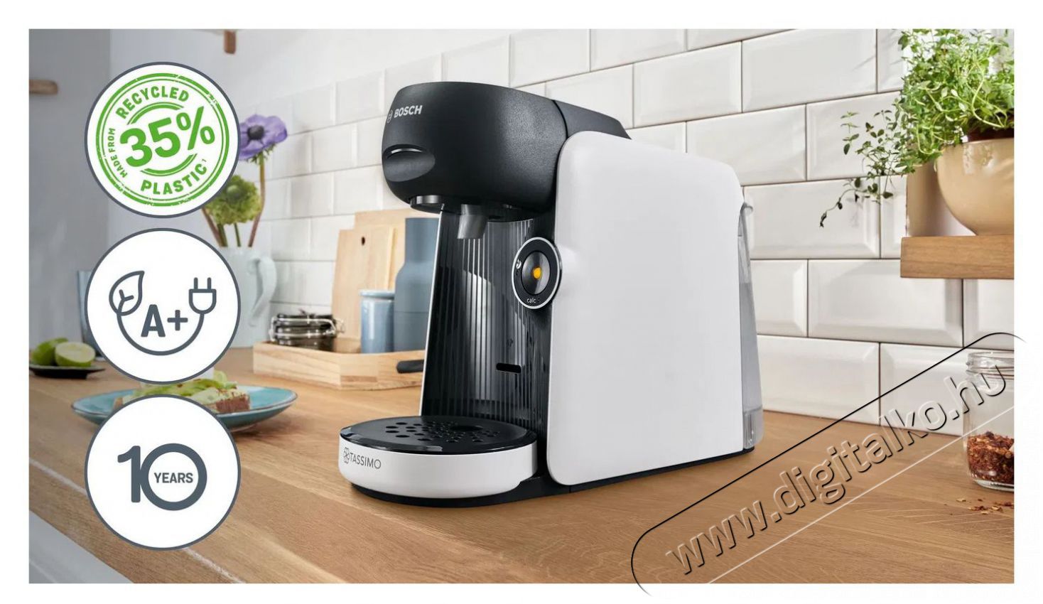 Bosch TAS164E Finesse Friendly Konyhai term&eacute;kek - K&aacute;v&eacute;főző / k&aacute;v&eacute;&ouml;rlő / kieg&eacute;sz&iacute;tő - Kapszul&aacute;s / podos k&aacute;v&eacute;főző - 512636