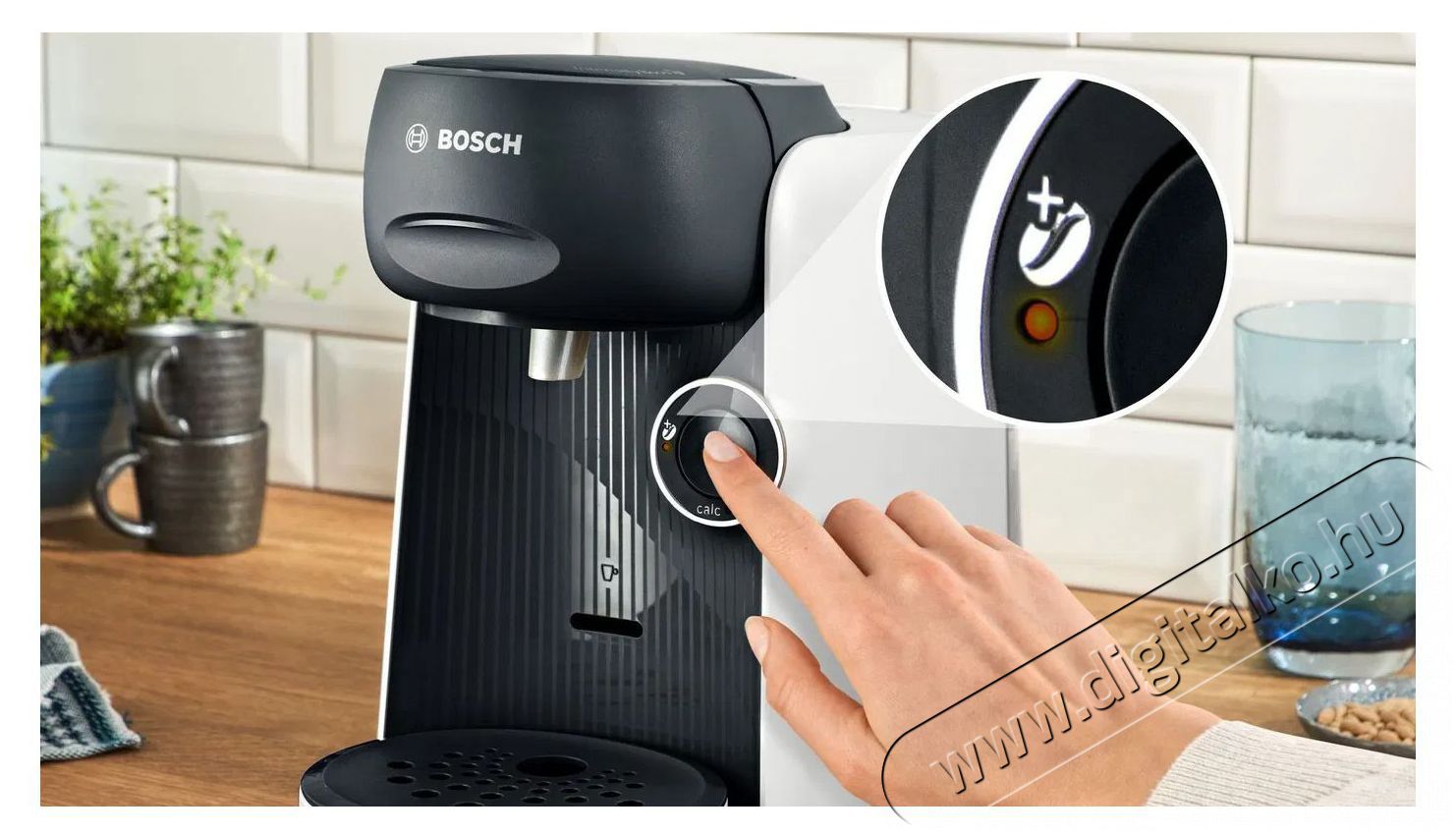 Bosch TAS164E Finesse Friendly Konyhai term&eacute;kek - K&aacute;v&eacute;főző / k&aacute;v&eacute;&ouml;rlő / kieg&eacute;sz&iacute;tő - Kapszul&aacute;s / podos k&aacute;v&eacute;főző - 512636