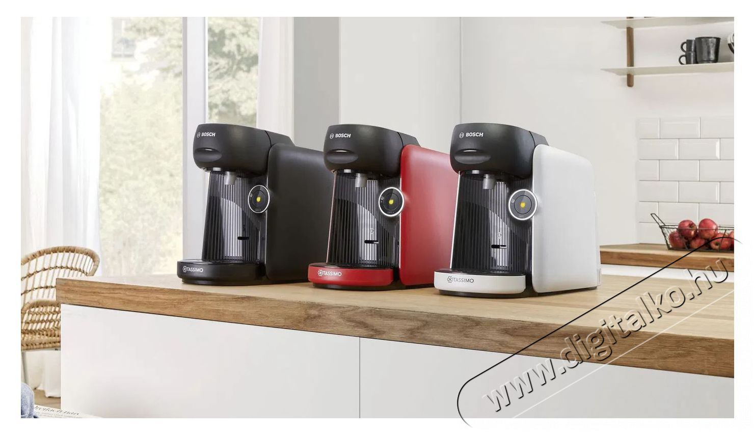 Bosch TAS164E Finesse Friendly Konyhai term&eacute;kek - K&aacute;v&eacute;főző / k&aacute;v&eacute;&ouml;rlő / kieg&eacute;sz&iacute;tő - Kapszul&aacute;s / podos k&aacute;v&eacute;főző - 512636