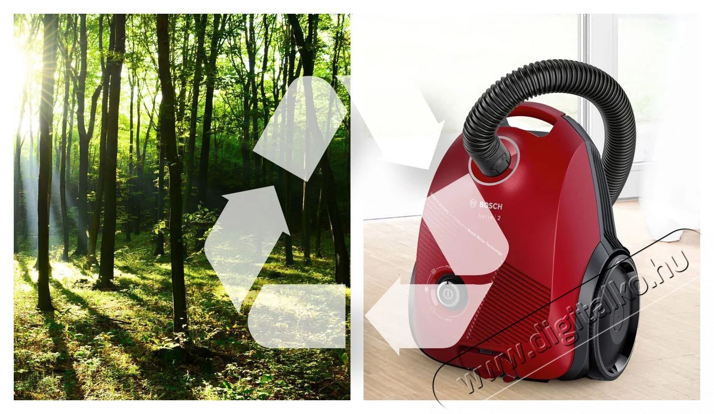 Bosch BGBS2RD1H Serie 2 H&aacute;ztart&aacute;s / Otthon / K&uuml;lt&eacute;r - Porsz&iacute;v&oacute; / takar&iacute;t&oacute;g&eacute;p - Porzs&aacute;kos porsz&iacute;v&oacute; - 510900