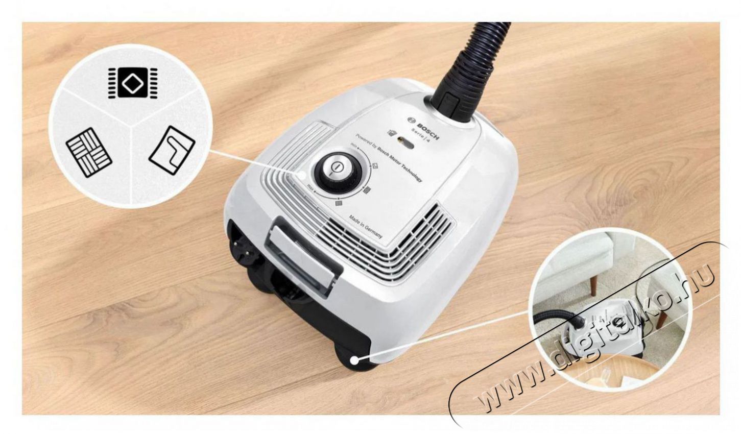 Bosch BGL38WH2 Serie 4 H&aacute;ztart&aacute;s / Otthon / K&uuml;lt&eacute;r - Porsz&iacute;v&oacute; / takar&iacute;t&oacute;g&eacute;p - Porzs&aacute;kos porsz&iacute;v&oacute; - 510895