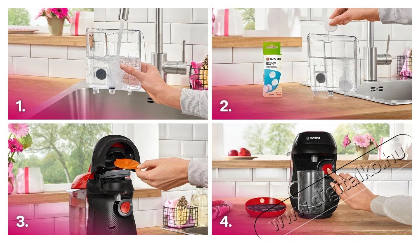 Bosch TAS103E TASSIMO HAPPY friendly Konyhai term&eacute;kek - K&aacute;v&eacute;főző / k&aacute;v&eacute;&ouml;rlő / kieg&eacute;sz&iacute;tő - Kapszul&aacute;s / podos k&aacute;v&eacute;főző - 512634