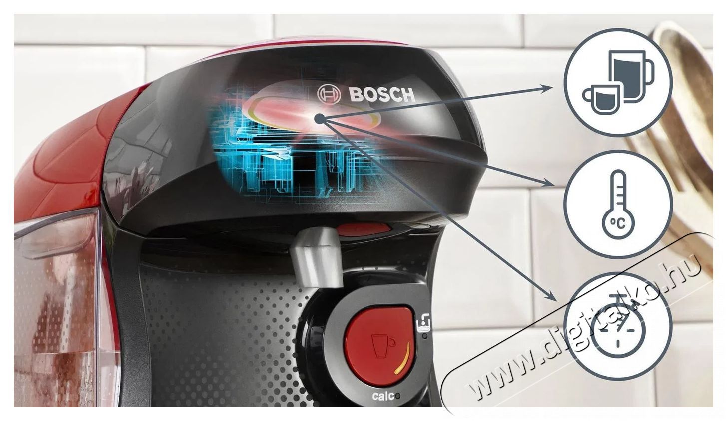 Bosch TAS103E TASSIMO HAPPY friendly Konyhai term&eacute;kek - K&aacute;v&eacute;főző / k&aacute;v&eacute;&ouml;rlő / kieg&eacute;sz&iacute;tő - Kapszul&aacute;s / podos k&aacute;v&eacute;főző - 512634